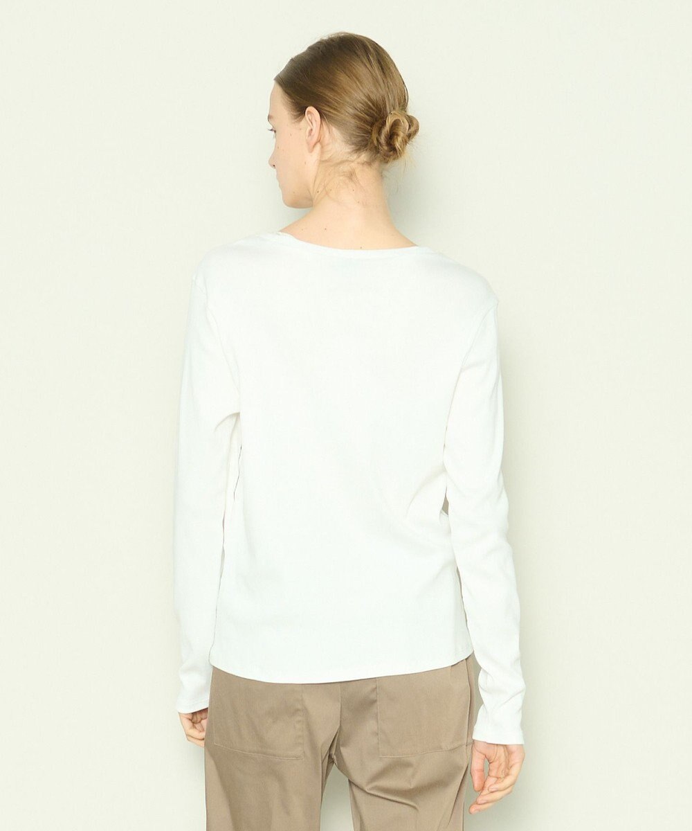 JOSEPH 【洗える】クリーミーリブ　ロングスリーブトップス 