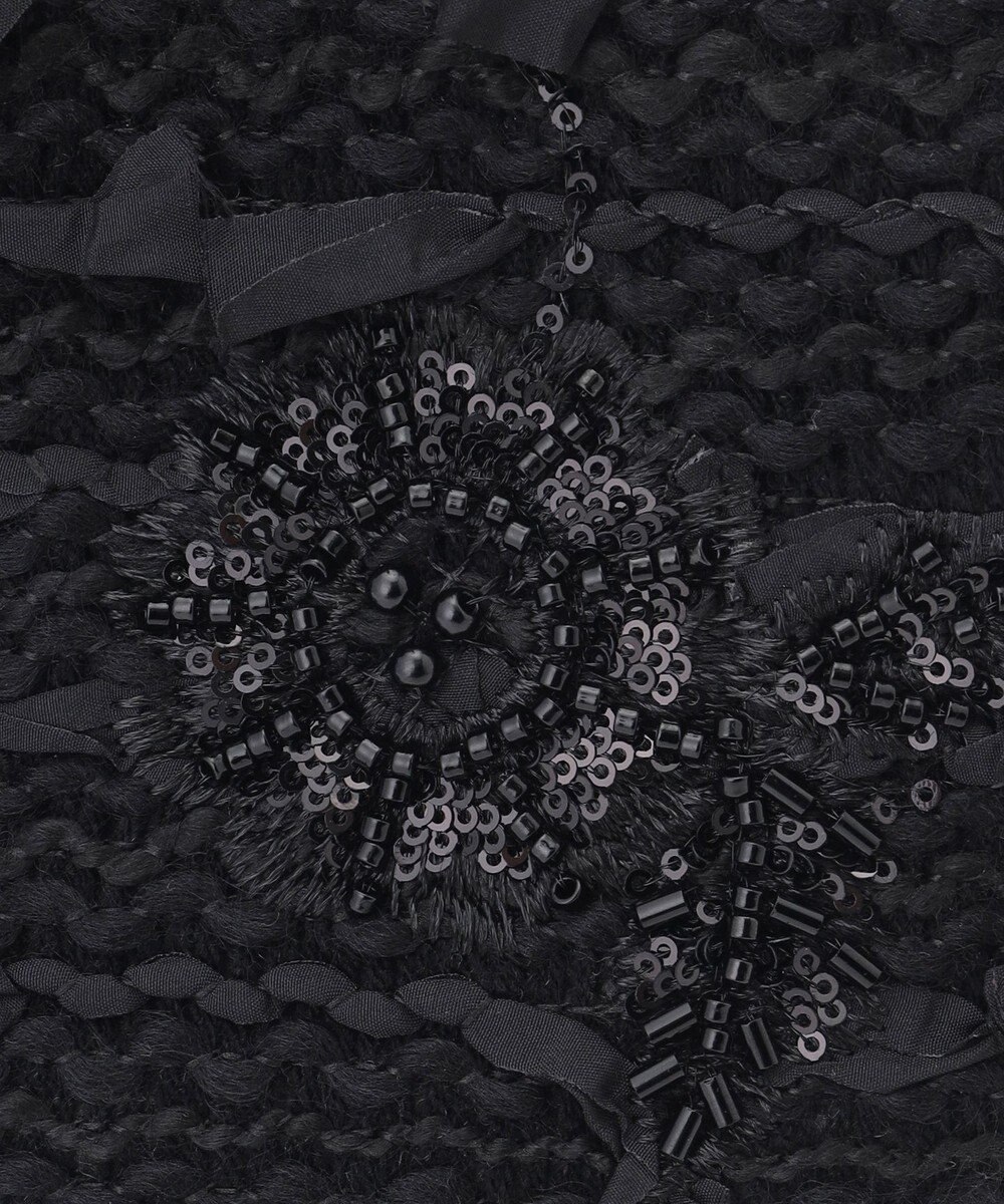 自由区 【カトリエムブーケ】Tweed a fleurs et rubans     ミニバッグ 