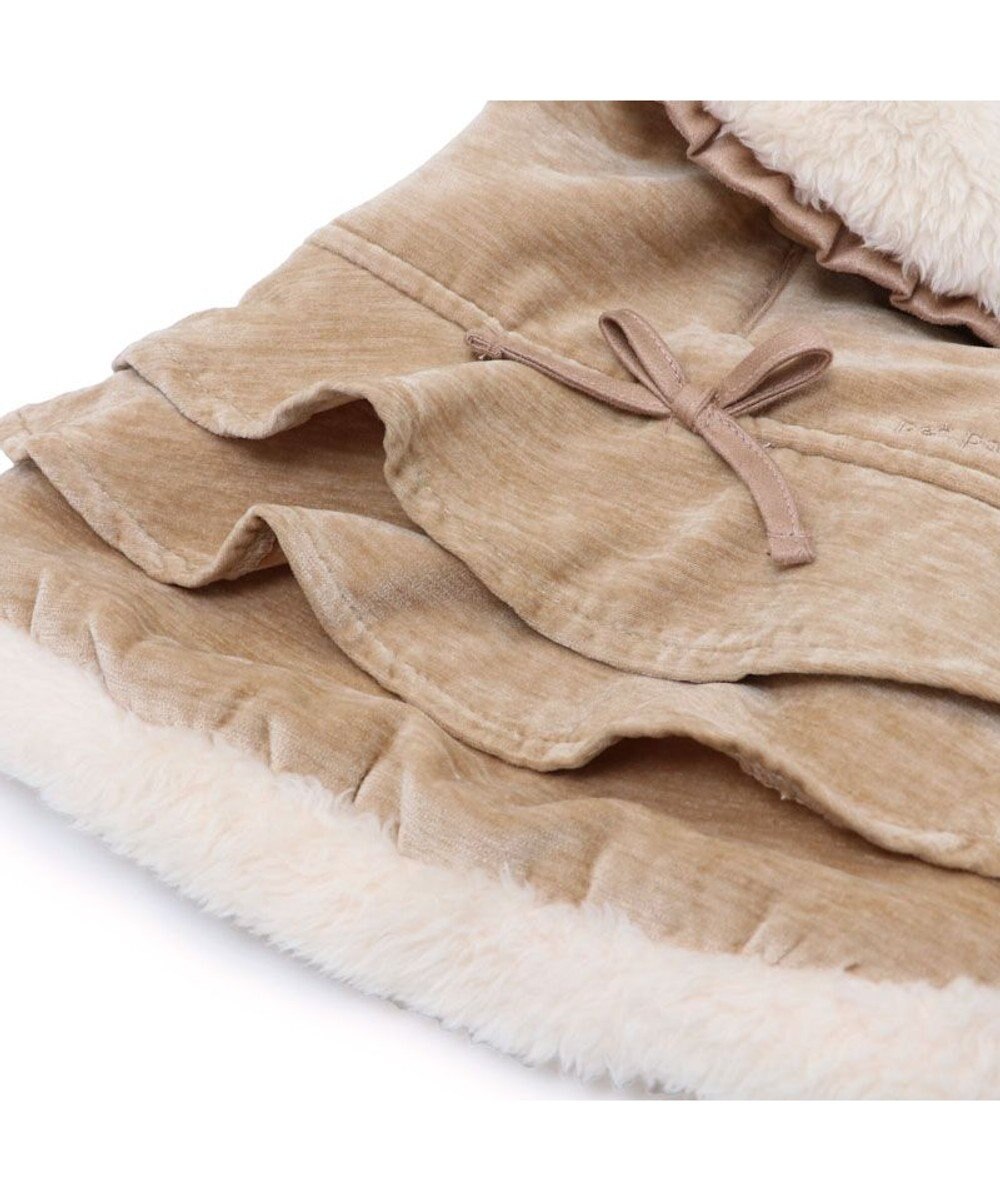 PET PARADISE ペットパラダイス フリルポンチョ 《ブラウン》  超小型犬 小型犬 