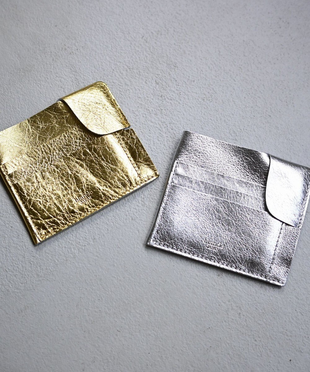 blancle メタリックレザー スマートウォレット 