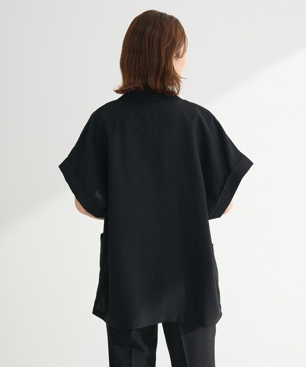 Green Parks 麻調フレンチスリーブジャケット 