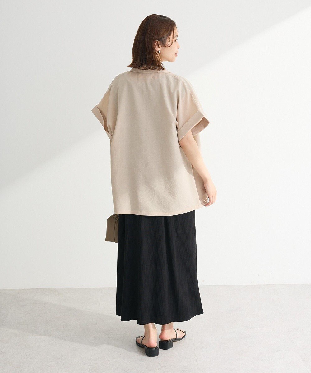 Green Parks 麻調フレンチスリーブジャケット 