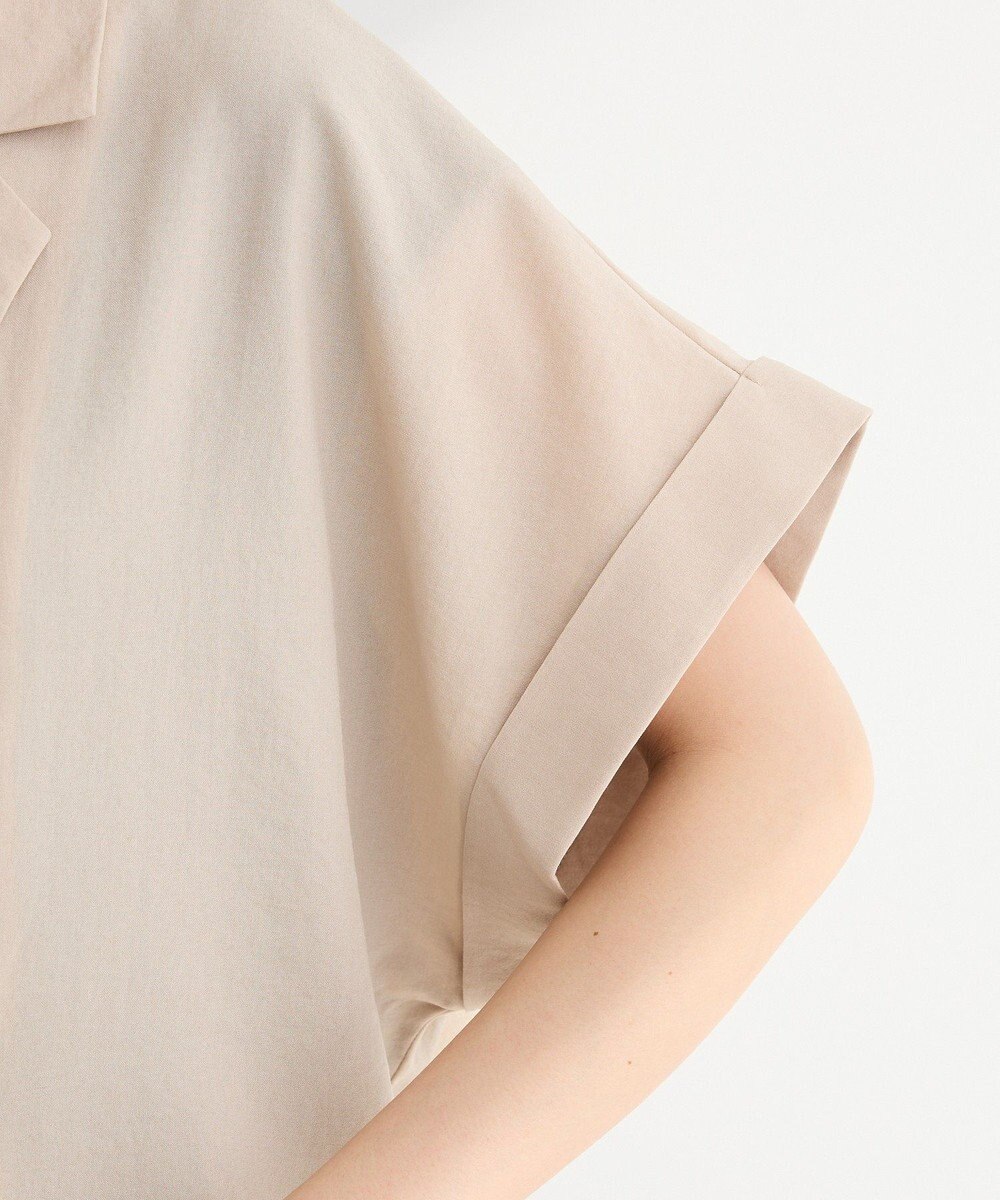 Green Parks 麻調フレンチスリーブジャケット 