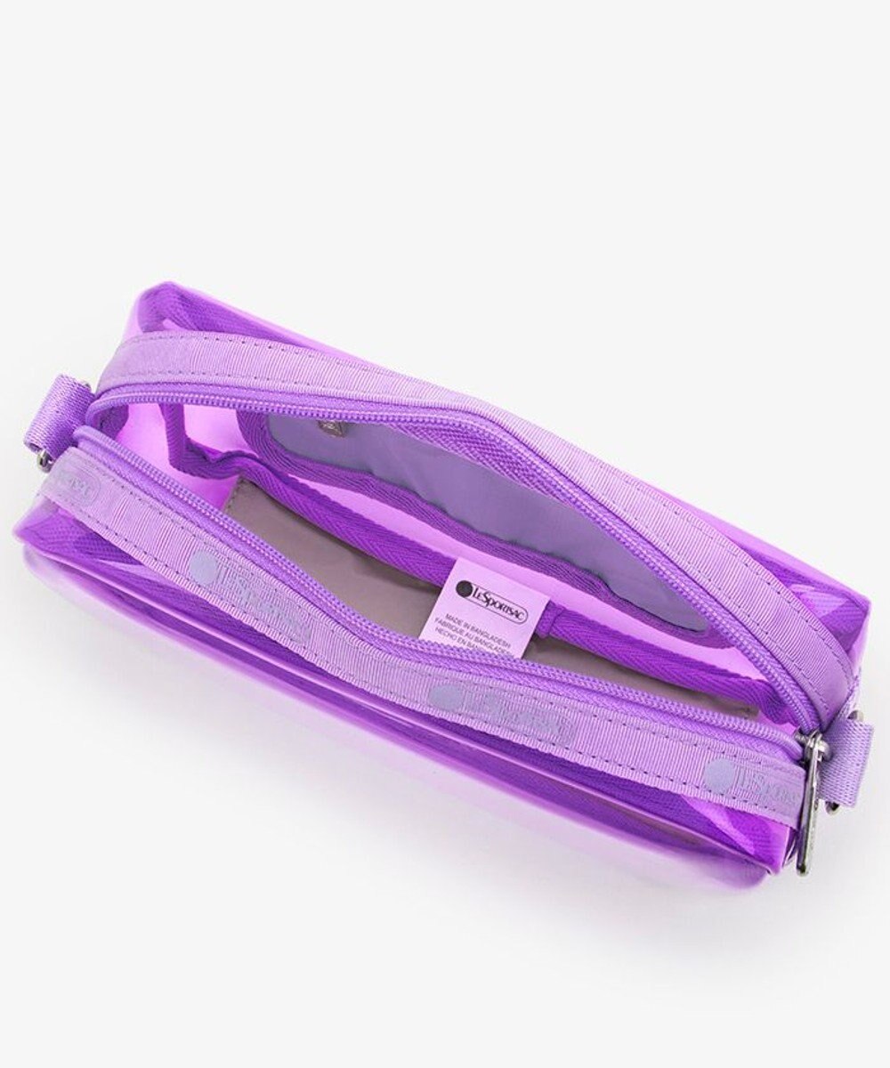 LeSportsac CLEAR E/W PHONE CROSSBDY/クリアライラック 