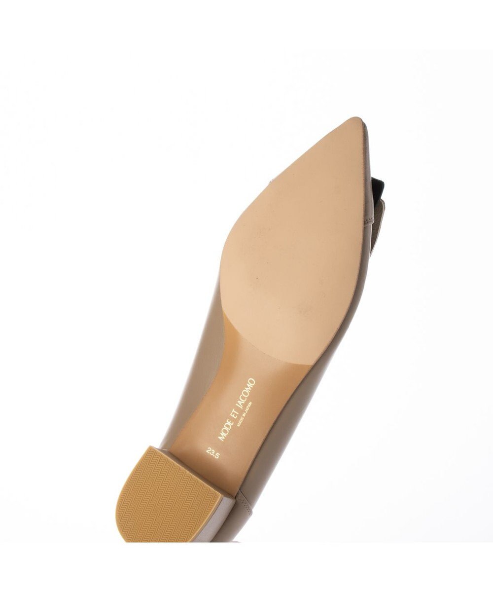 MODE ET JACOMO <MODE ET JACOMO>スクエアバックルポインテッドトゥパンプス 