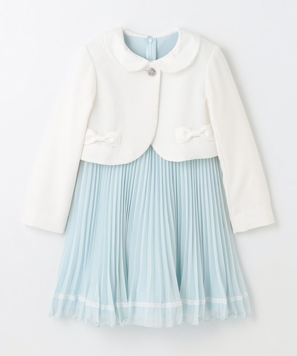 ANY KIDS 【2点セット】ジャケット＋シフォンプリーツワンピース 