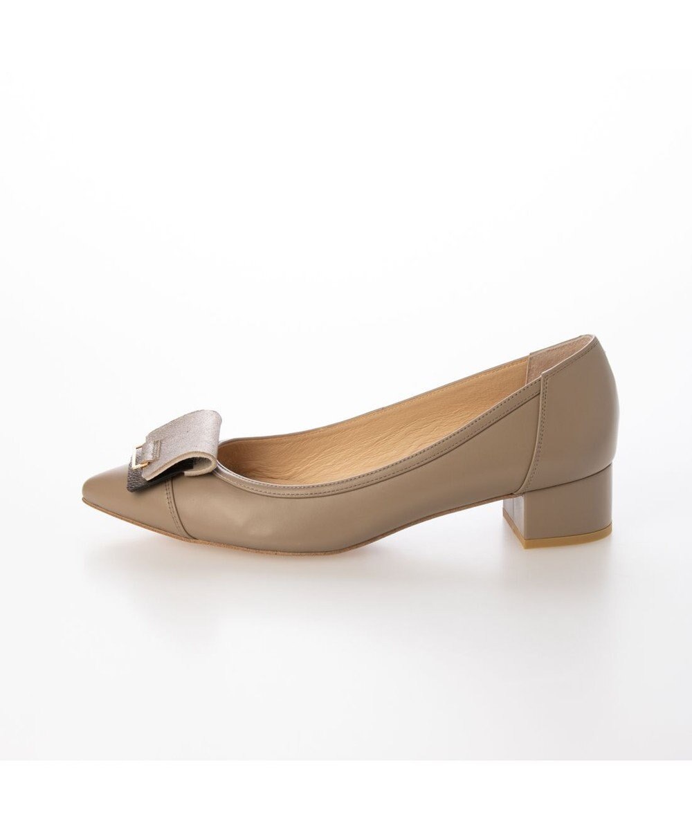 MODE ET JACOMO <MODE ET JACOMO>スクエアバックルポインテッドトゥパンプス 