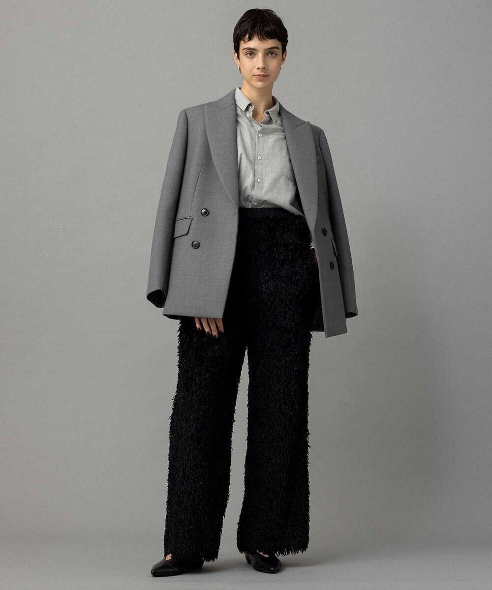 NAVE 【Nave・洗える】フェザーフリンジ イージーパンツ 