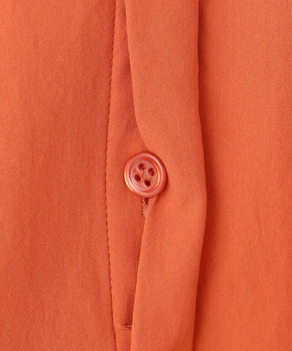 ICB 【接触冷感・UVカット・洗える】ヴィンテージスパンブロード バンドカラーブラウス 