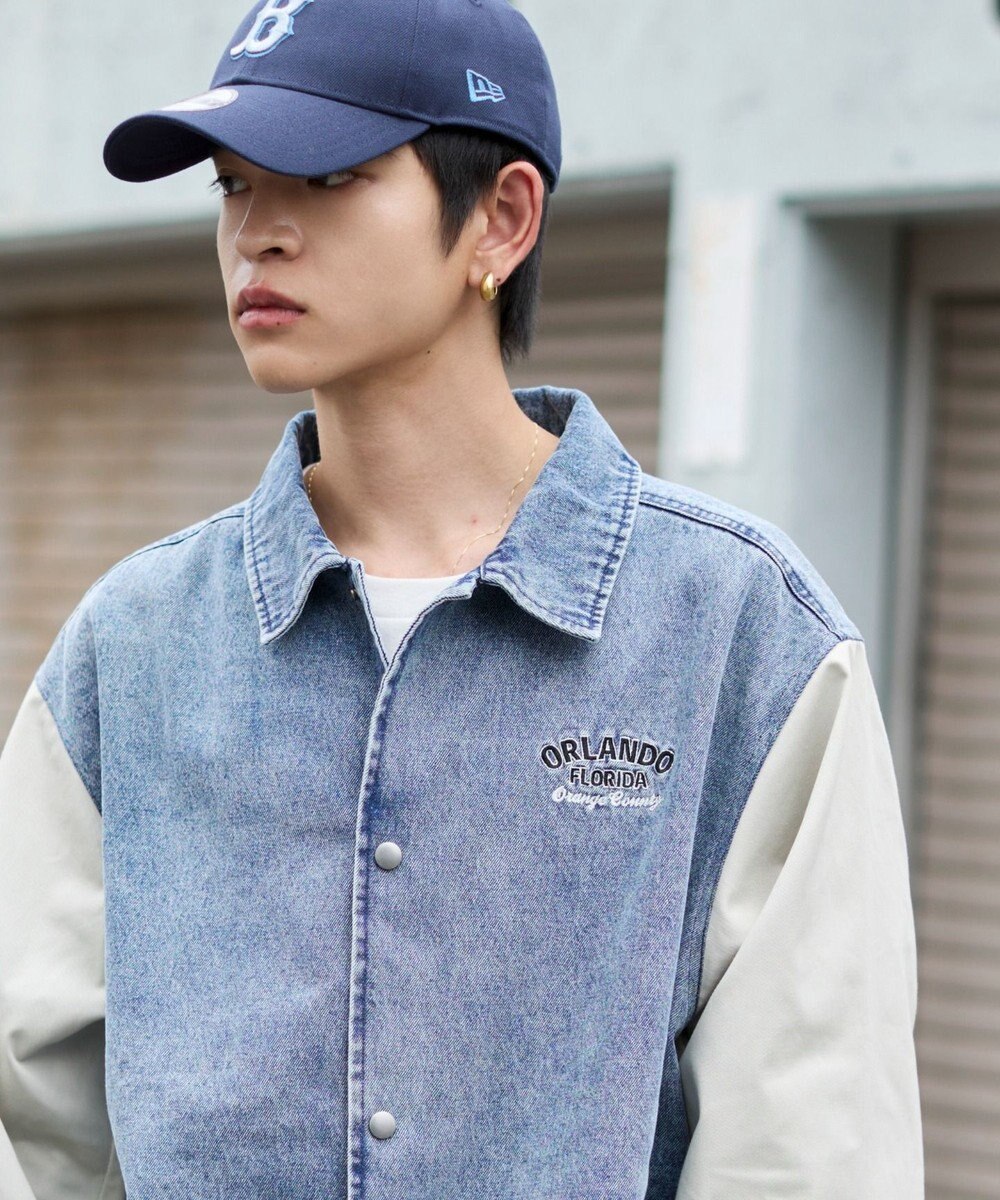 WEGO 【ユニセックス着用ITEM/MLサイズ展開】デニムスタジャン 