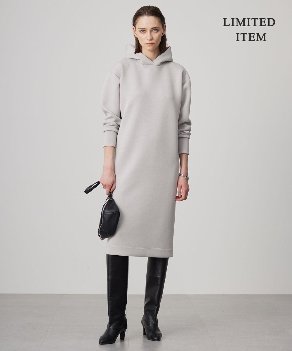 ICB 【WEB限定・洗える】ソフトダンボール フーディワンピース 