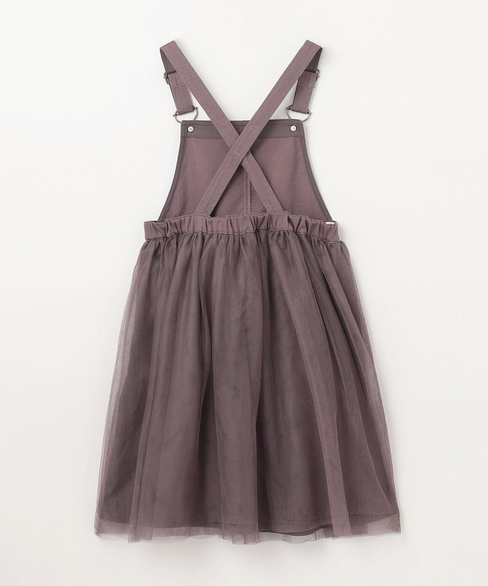 ANY KIDS チュール付き ジャンパースカート 