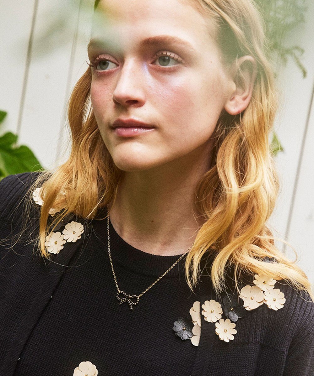 TOCCA GLITTER RIBBIN NECKLACE ネックレス 