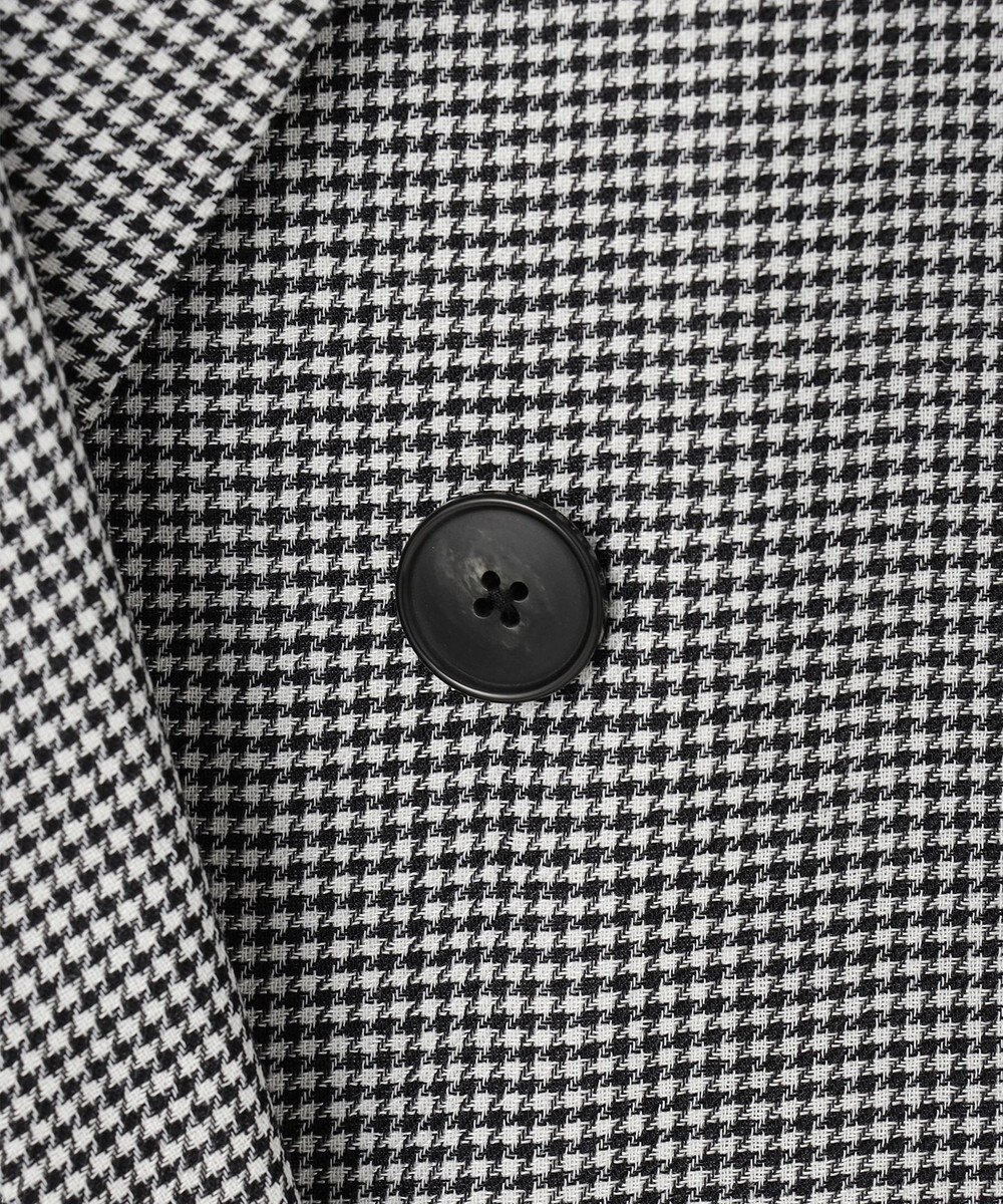 自由区 L 【洗える】ビエラチェックテーラード ジャケット 