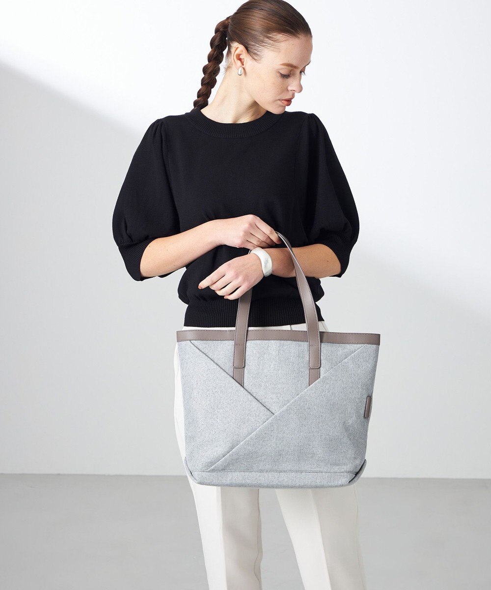 Y'SACCS リネンライク　イニシャルトート　Mサイズ 