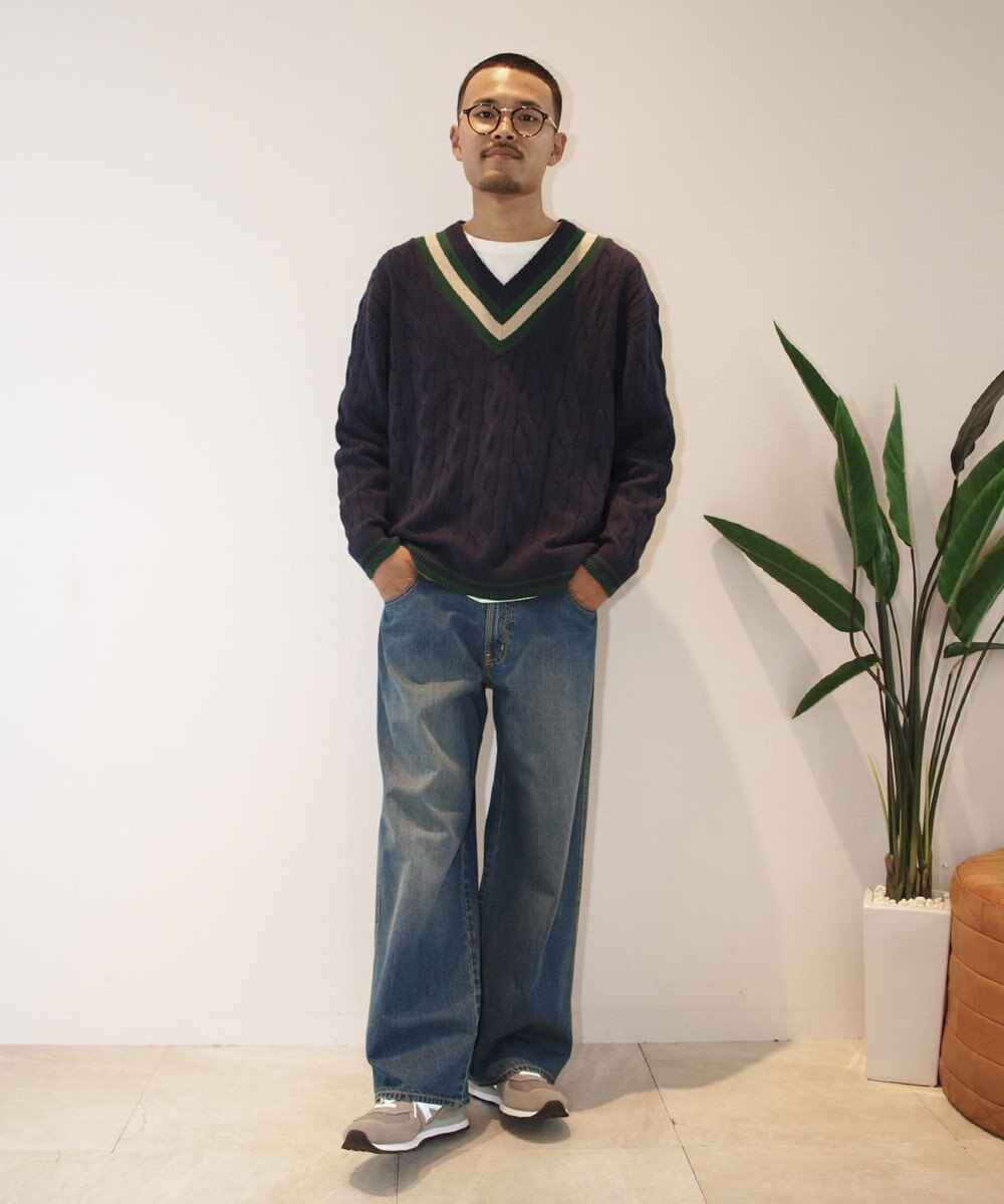 J.PRESS YORK STREET 【UNISEX】チルデンVネック ニット 