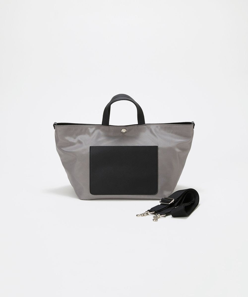 TOPKAPI 【Breath TOPKAPI sis】【WEB限定】ナイロン レザーポケット ミニ トートバッグ ショルダー付き 軽量 / CALM カーム 