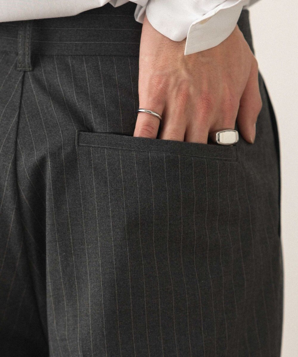 WEGO 【セットアップ対応】ワイドストレートスラックス 