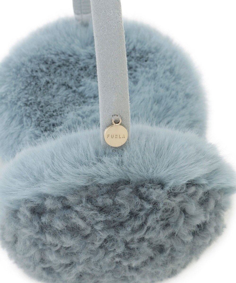 MOONBAT FURLA(フルラ)ファーMix コンパクト イヤマフ 無地 