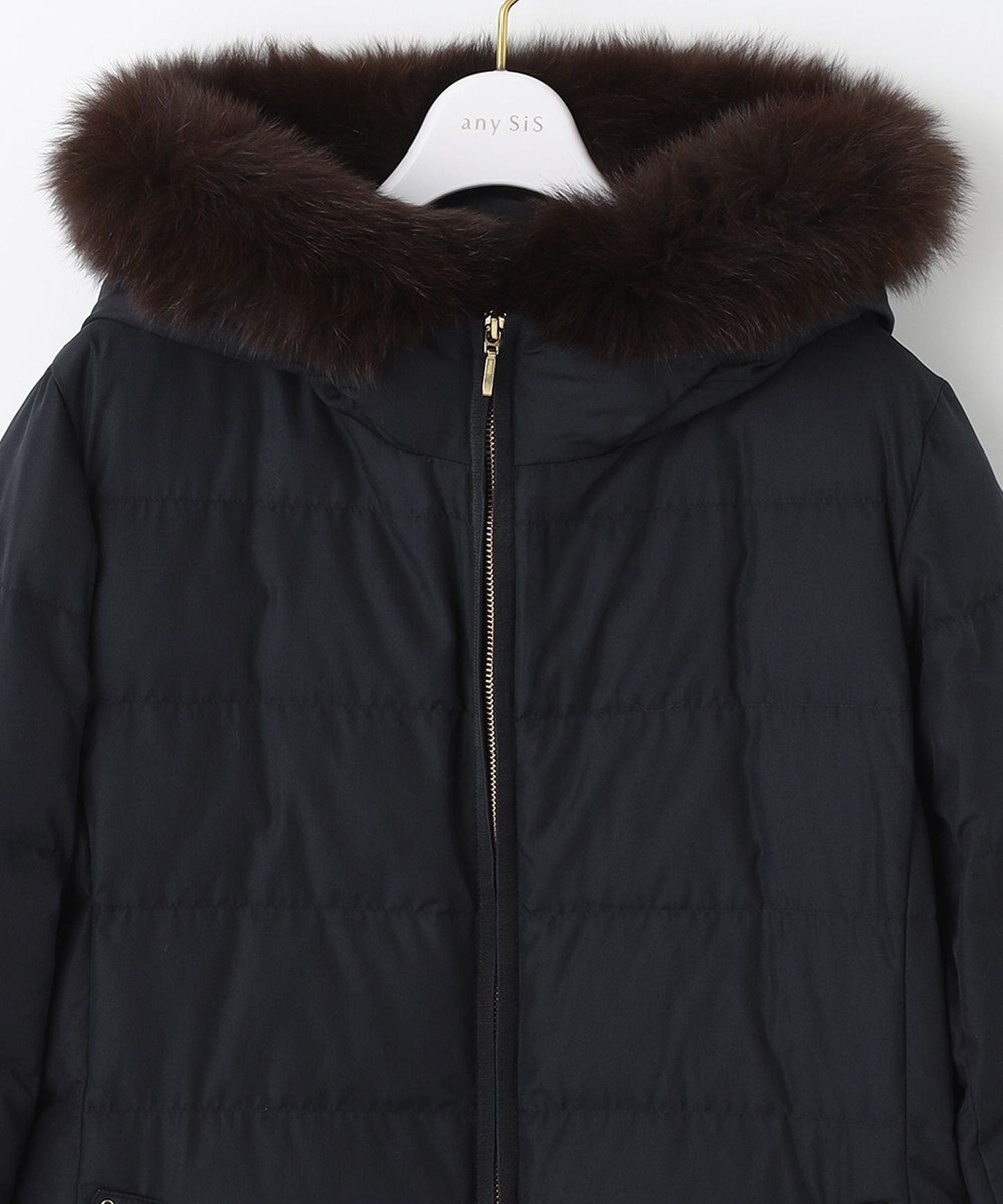 ANY SIS 【撥水】エコファイバーミックス ロング ダウン 