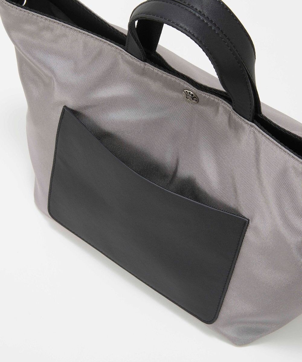 TOPKAPI 【Breath TOPKAPI sis】【WEB限定】ナイロン レザーポケット ミニ トートバッグ ショルダー付き 軽量 / CALM カーム 