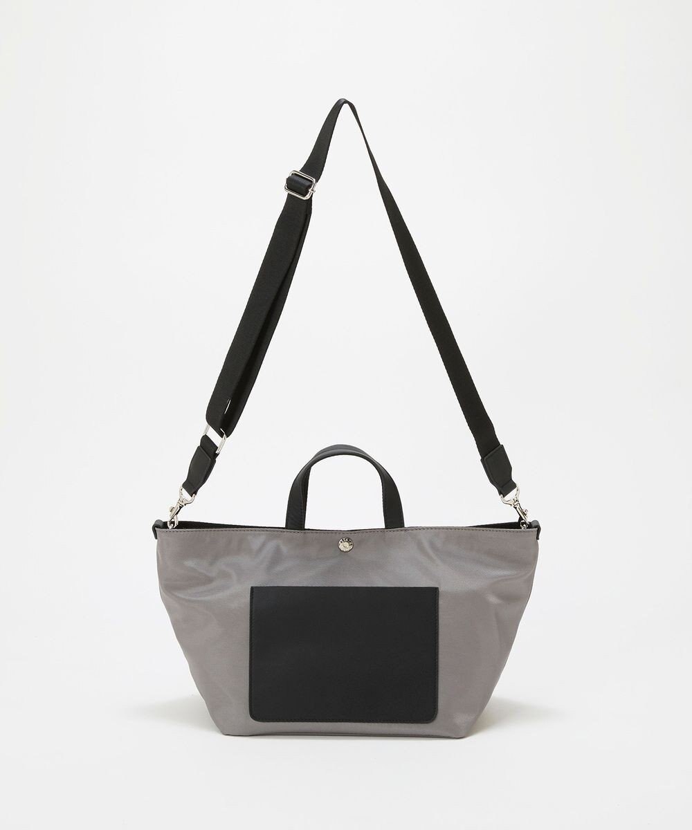 TOPKAPI 【Breath TOPKAPI sis】【WEB限定】ナイロン レザーポケット ミニ トートバッグ ショルダー付き 軽量 / CALM カーム 