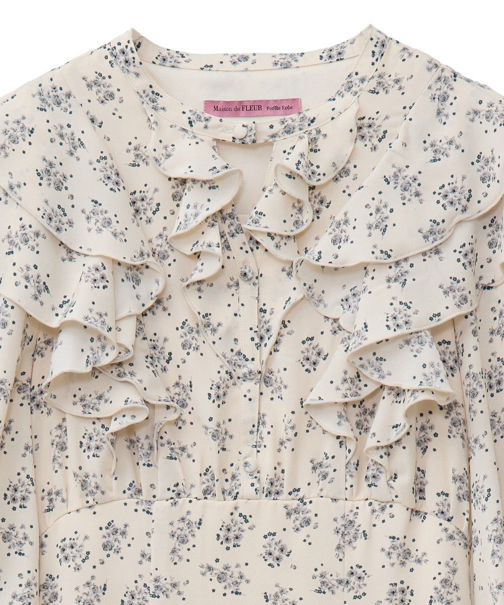 Maison de FLEUR フラワープリントワンピース 