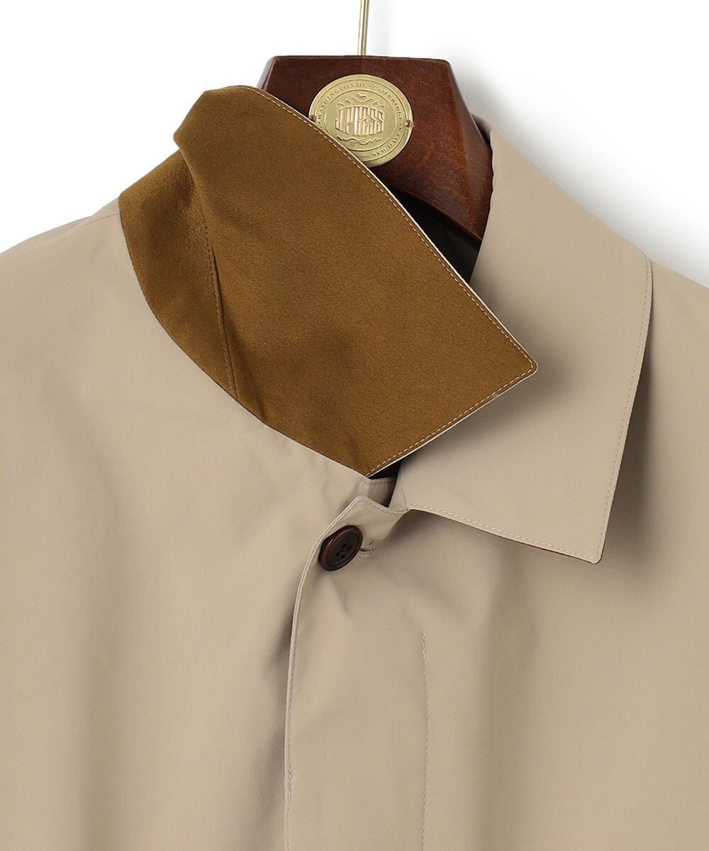 J.PRESS MEN テクニカルライトポプリン ドレスカーコート 