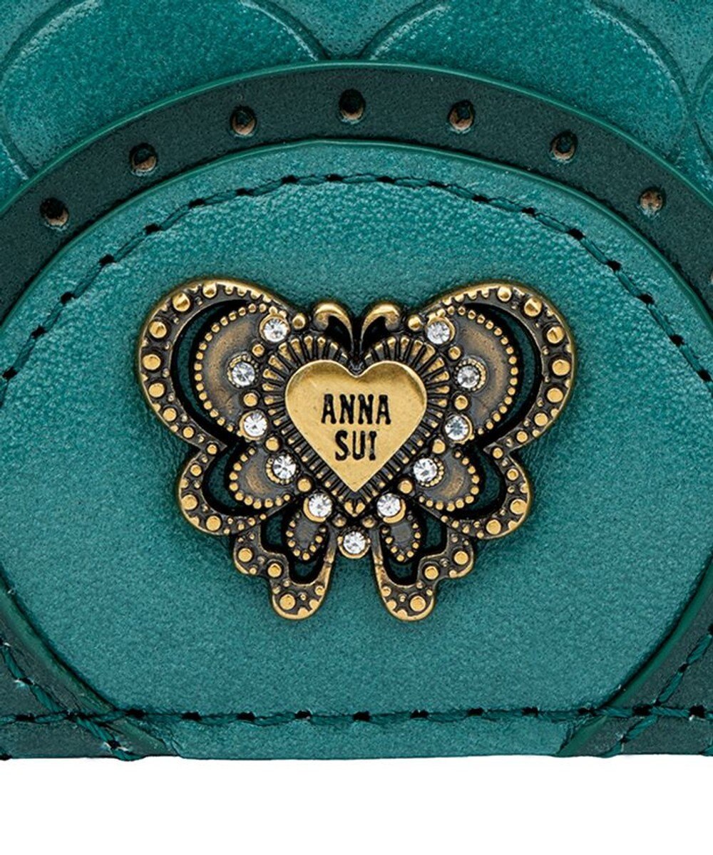 ANNA SUI エレノア 内Lファスナー二つ折り財布 