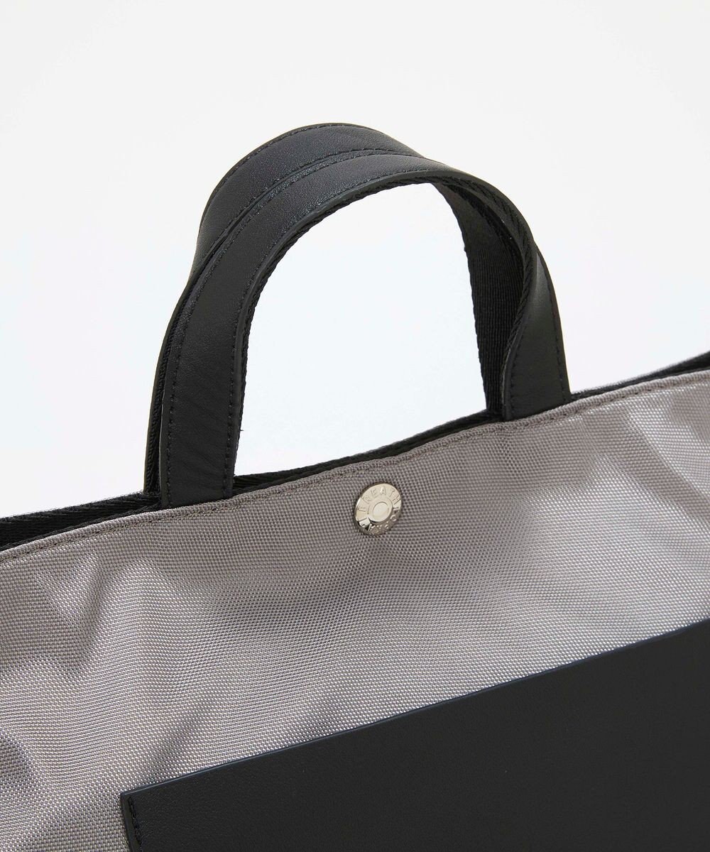 TOPKAPI 【Breath TOPKAPI sis】【WEB限定】ナイロン レザーポケット ミニ トートバッグ ショルダー付き 軽量 / CALM カーム 