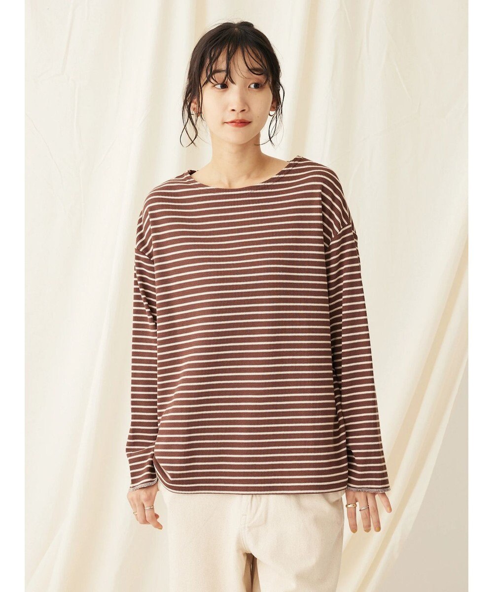 CRAFT STANDARD BOUTIQUE ボーダーワッフルプルオーバー 