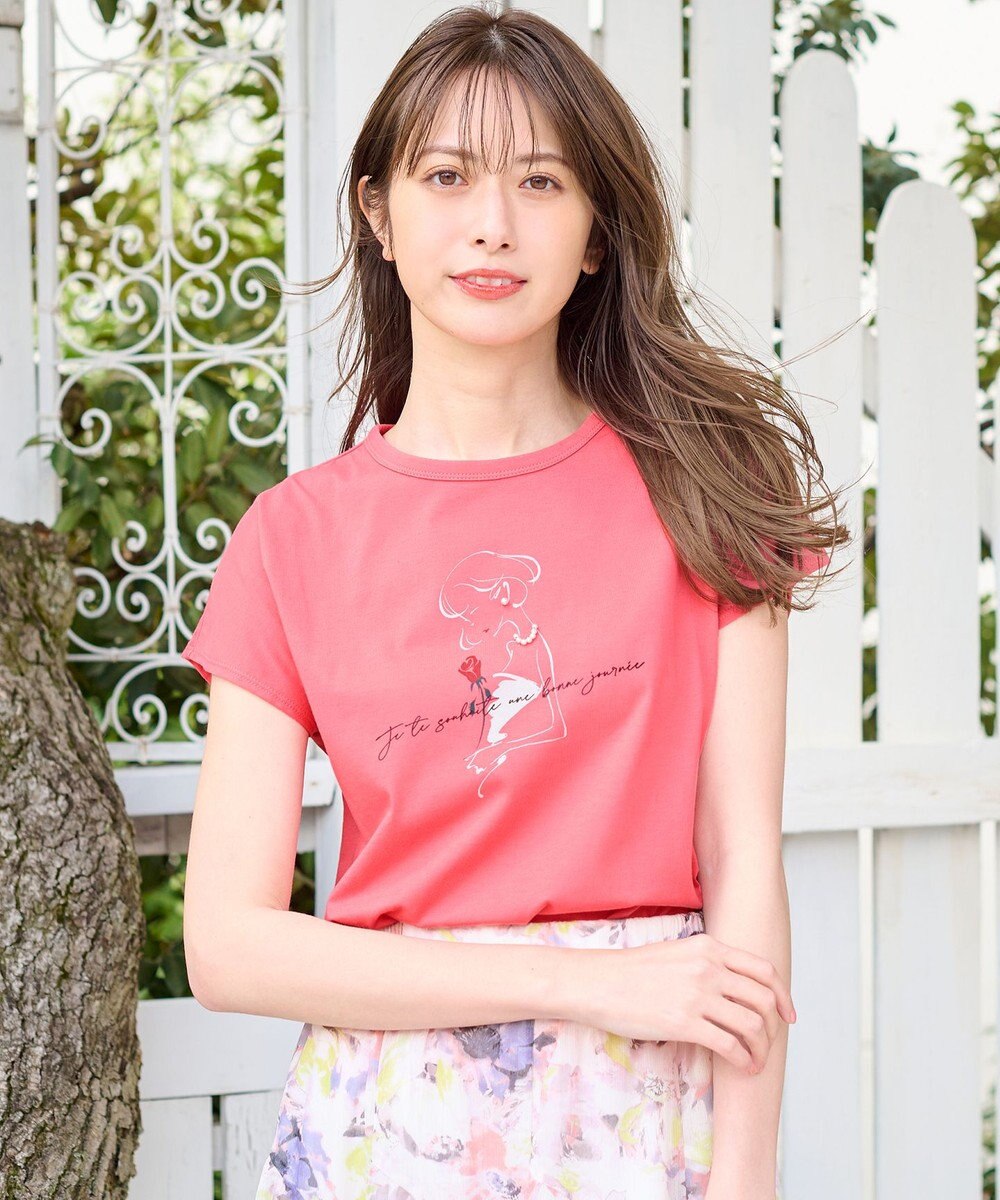 ANY SIS 【JIJI × any SiS】イラストフレンチスリーブ Tシャツ 