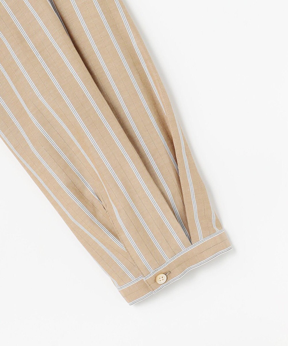 J.PRESS LADIES L TC ハイカウントストライプ シャツ ブラウス 