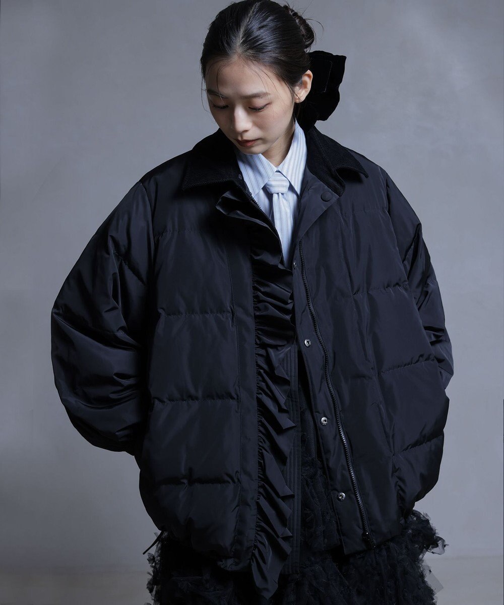 組曲 S 【組曲×setsuko sagittaire】リバーシブルバレル ダウンコート 