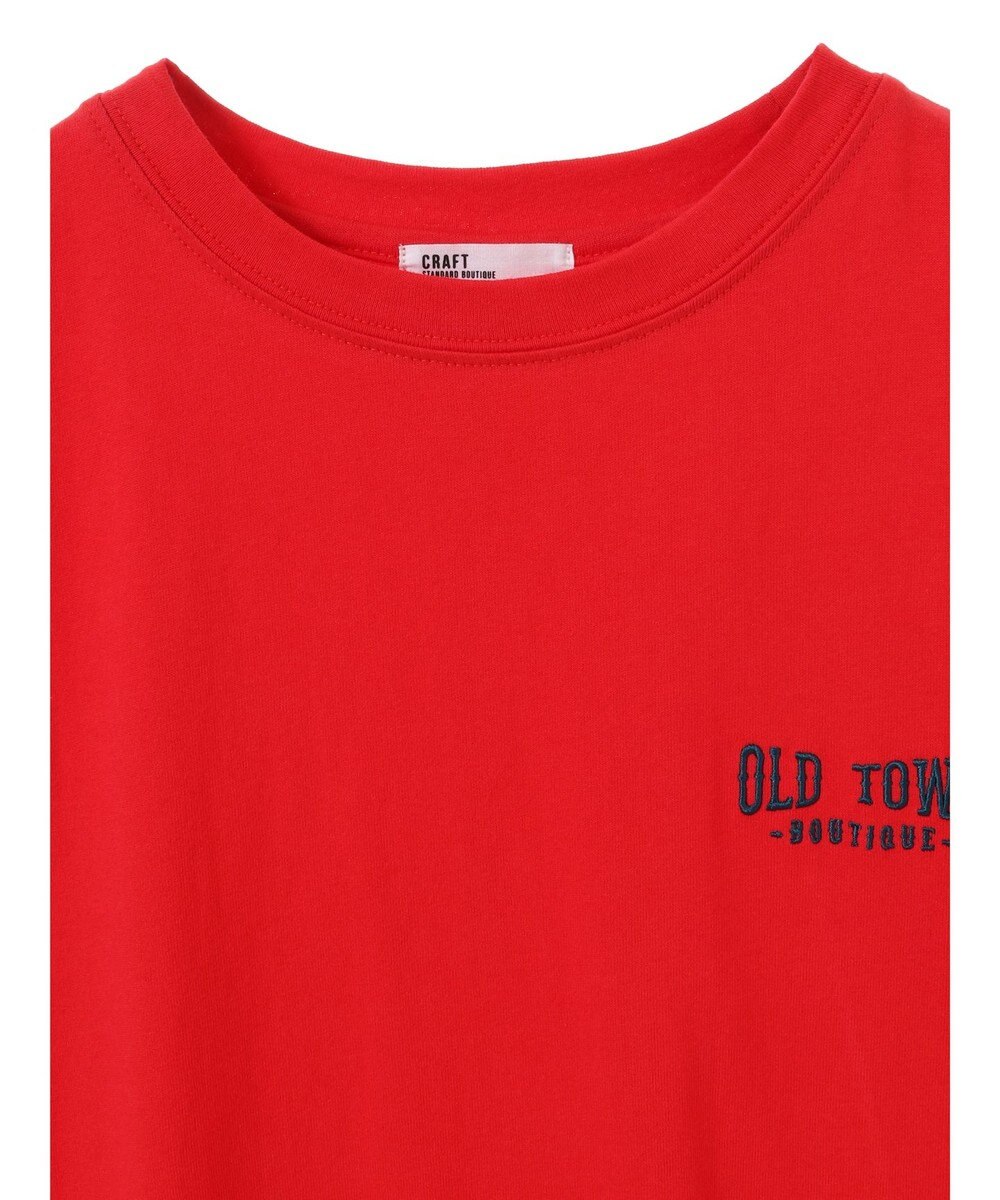 CRAFT STANDARD BOUTIQUE ヴィンテージ風天竺ワンポイントワンピース 