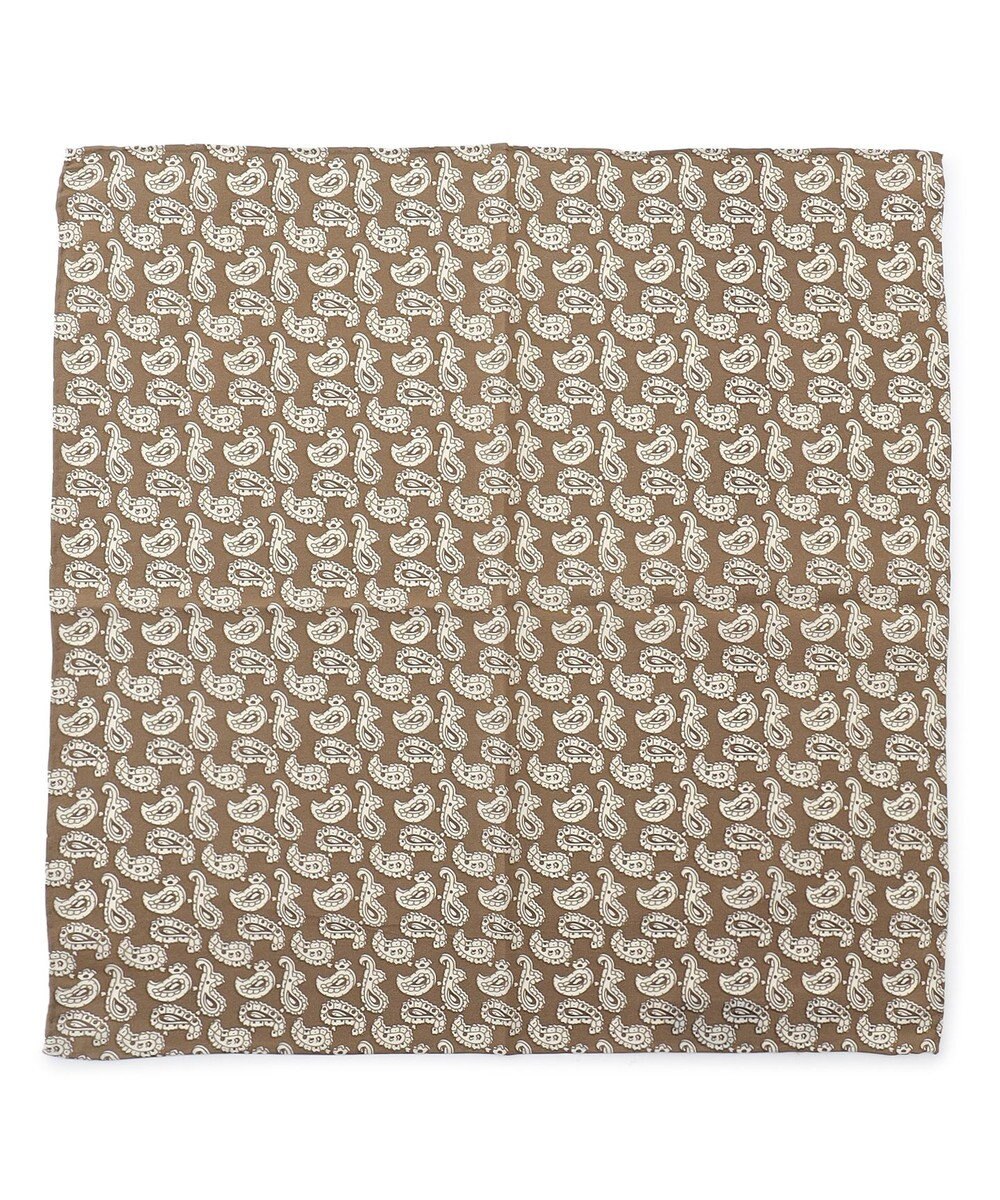 J.PRESS MEN ハンドプリントペイズリー チーフ 