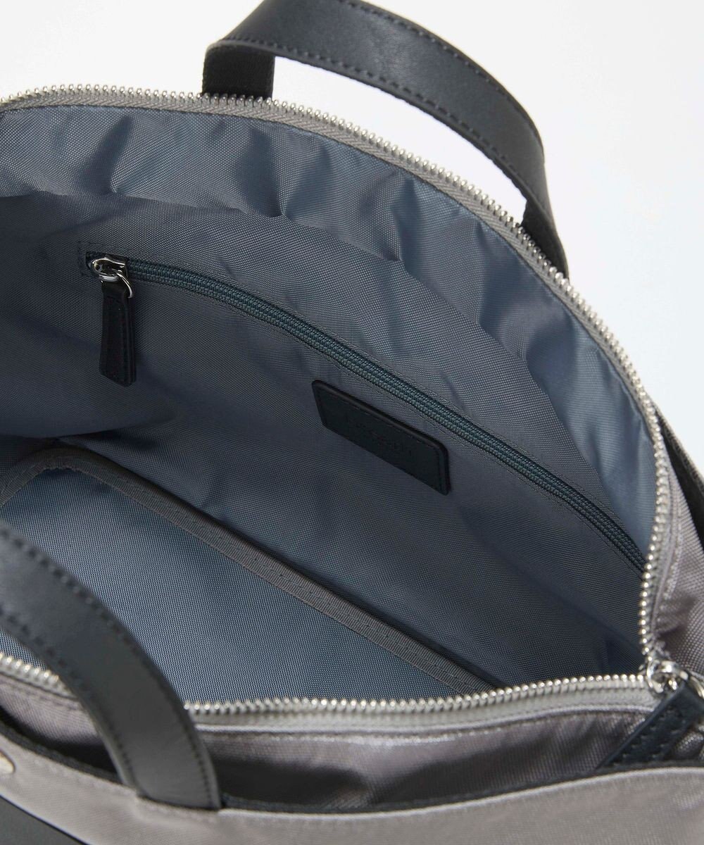 TOPKAPI 【Breath TOPKAPI sis】【WEB限定】ナイロン レザーポケット ミニ トートバッグ ショルダー付き 軽量 / CALM カーム 