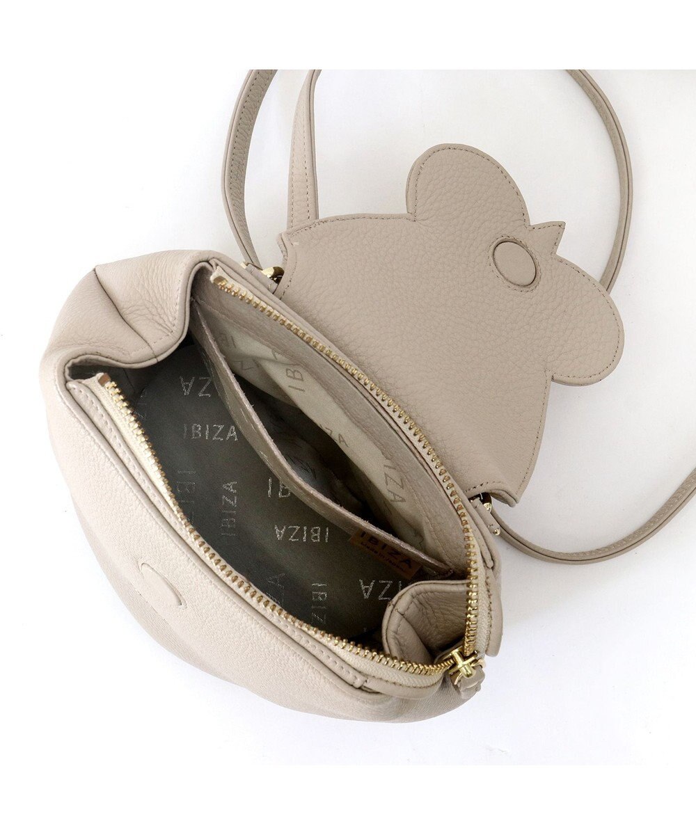 IBIZA アニマーダ　牛革　ポシェット（フクロウ） 