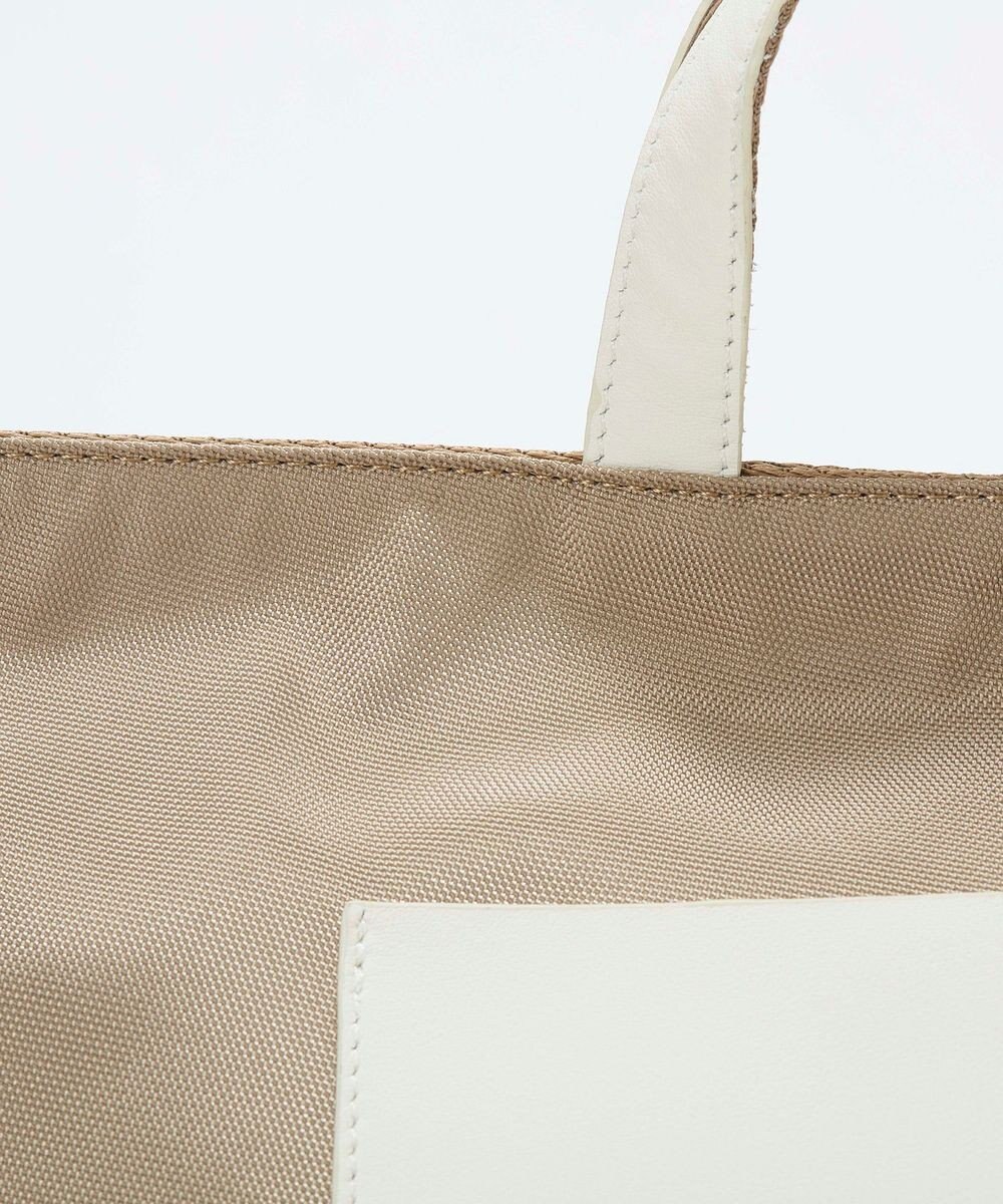 TOPKAPI 【Breath TOPKAPI sis】【WEB限定】ナイロン レザーポケット ミニ トートバッグ ショルダー付き 軽量 / CALM カーム 