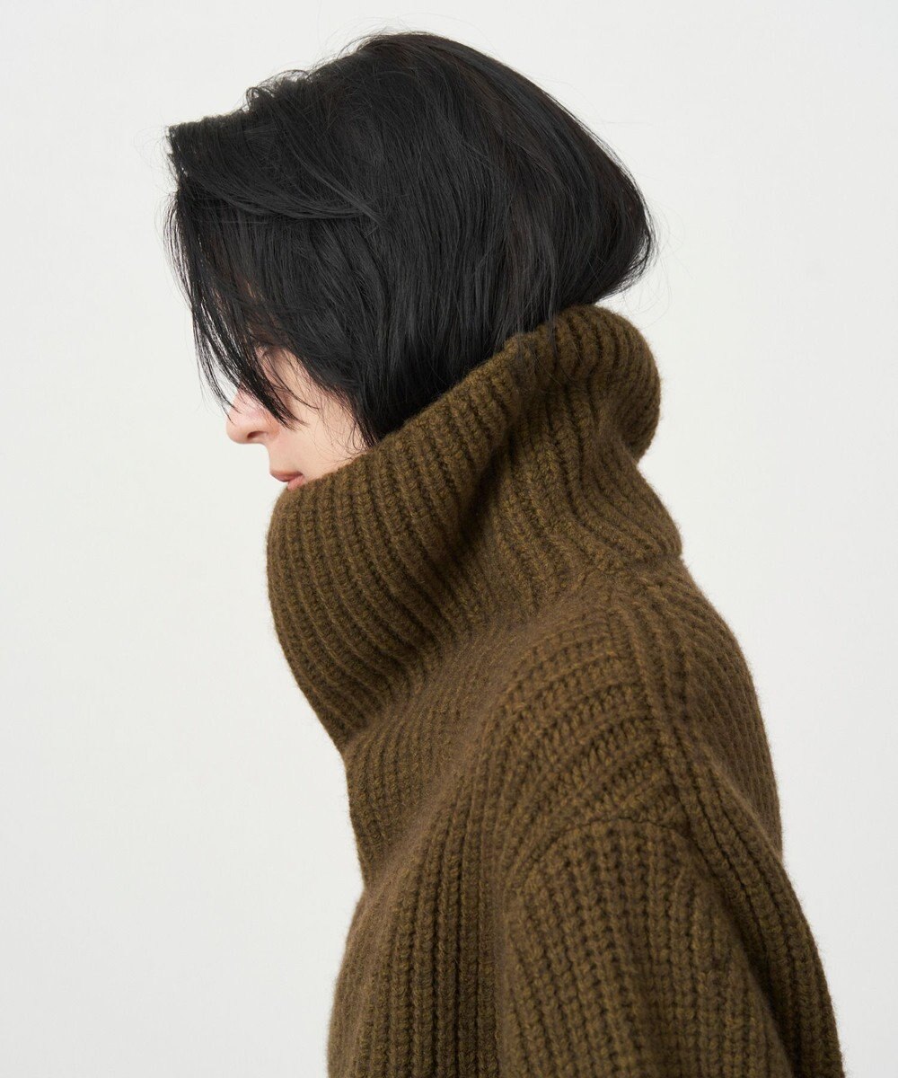 ATON YAK WOOL | オーバーサイズタートルネックセーター 
