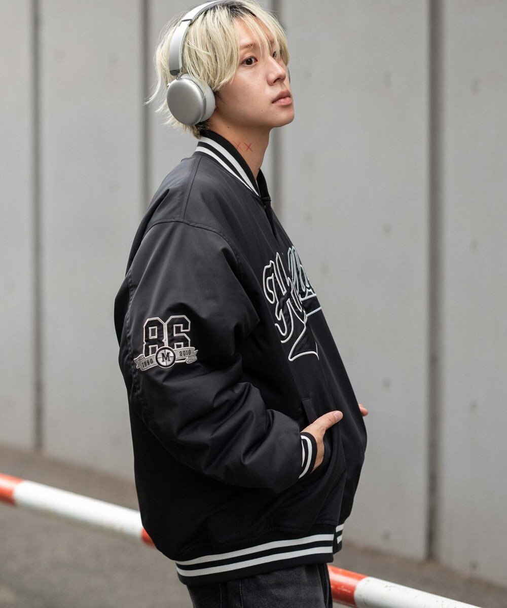 WEGO 【ユニセックス着用ITEM】グラフィックパファースタジャン 