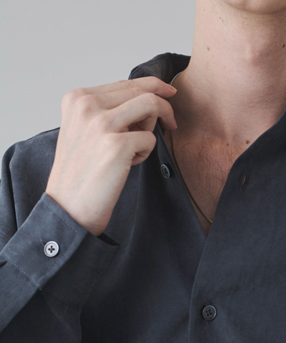 WEGO 【ユニセックス着用ITEM】フィブリルワンポイントBIGシャツ（長袖） 