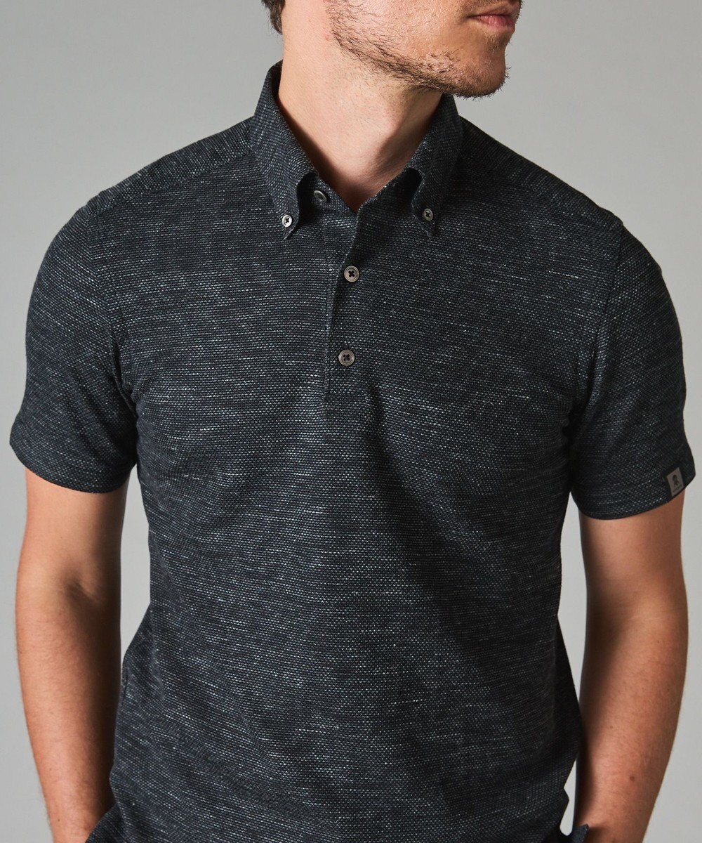 GOTAIRIKU 【麻混の清涼感】ノルマンディーリネン ボタンダウンポロシャツ(24年モデル) 