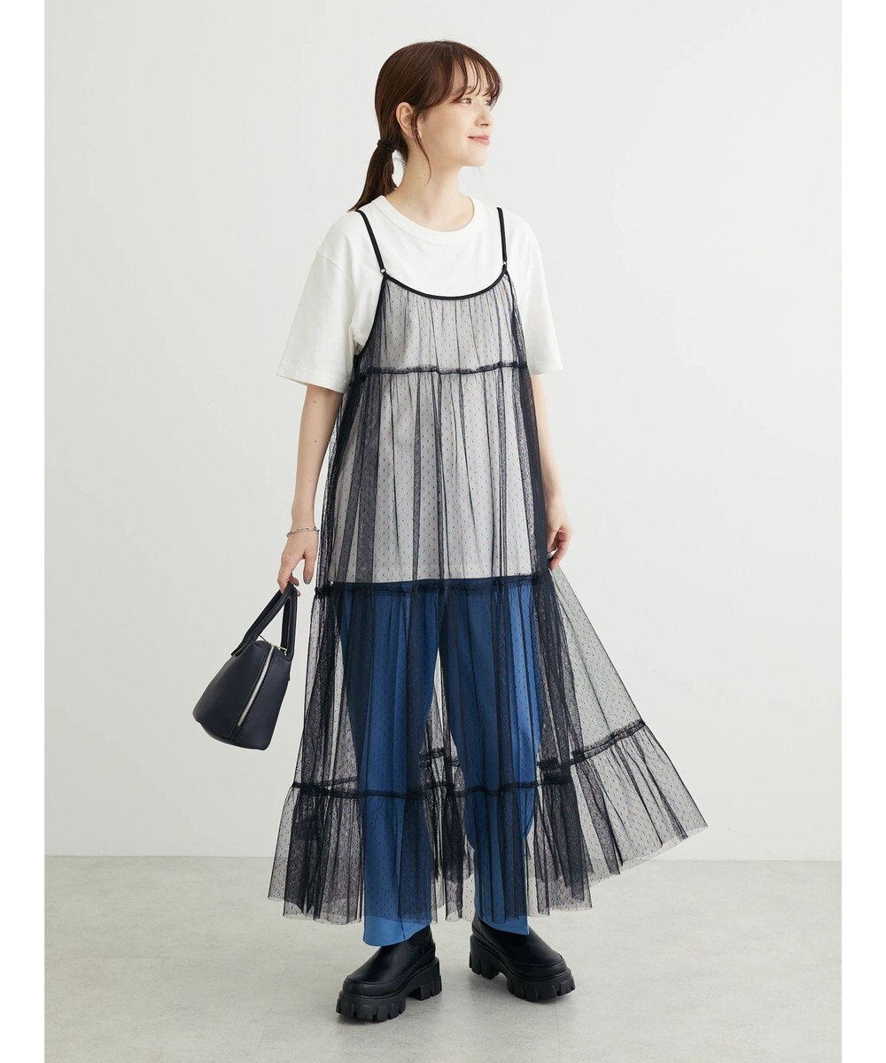 Green Parks ・ＥＬＥＮＣＡＲＥ　ＤＵＥ　２ｗａｙチュールキャミワンピ 