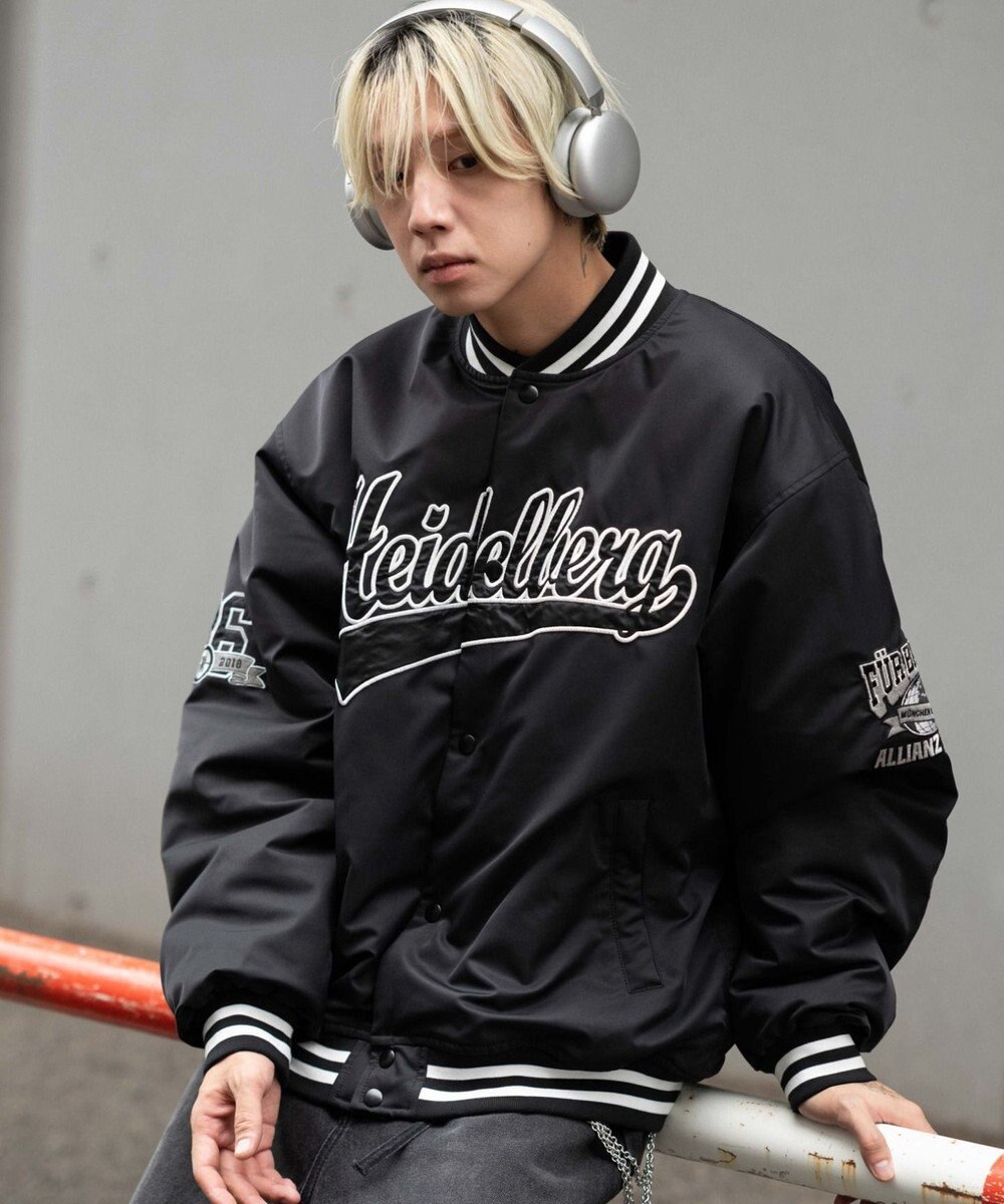 WEGO 【ユニセックス着用ITEM】グラフィックパファースタジャン 