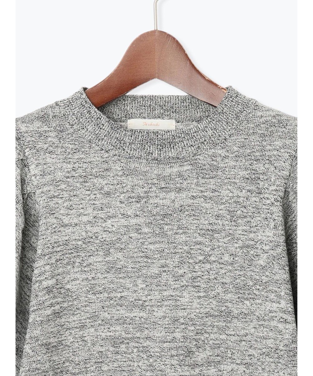 Te chichi バルーンスリーブメランジニット 