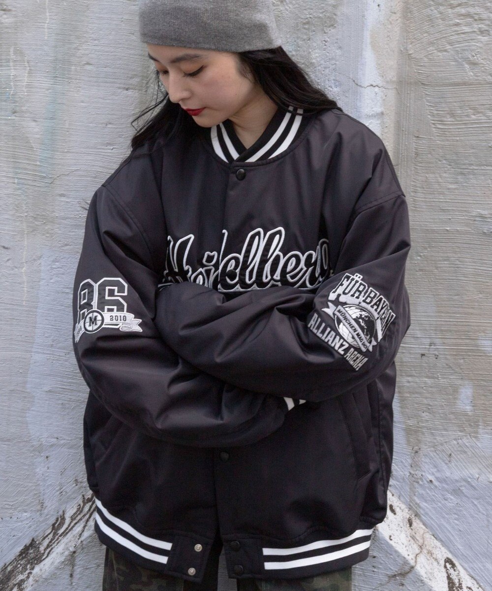 WEGO 【ユニセックス着用ITEM】グラフィックパファースタジャン 