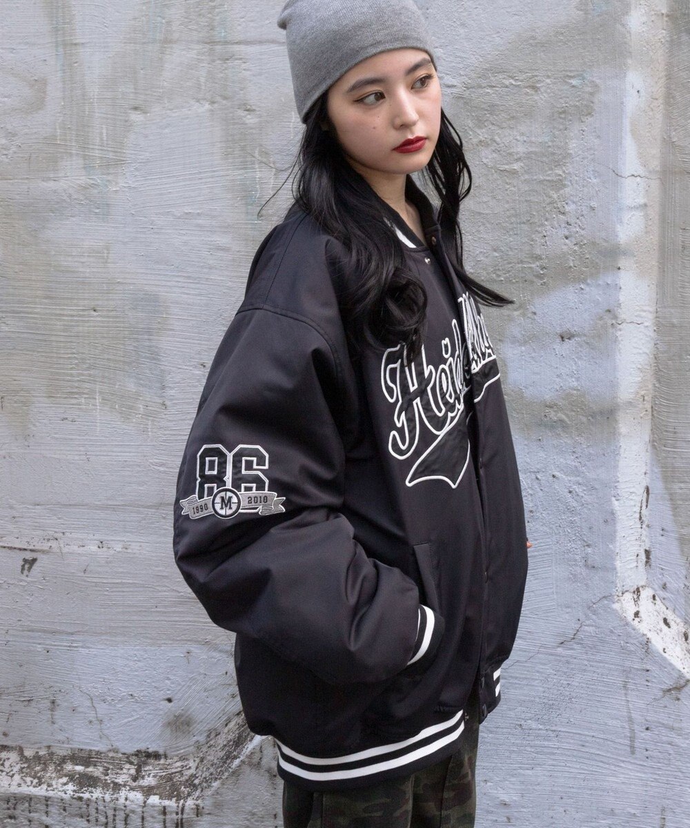 WEGO 【ユニセックス着用ITEM】グラフィックパファースタジャン 