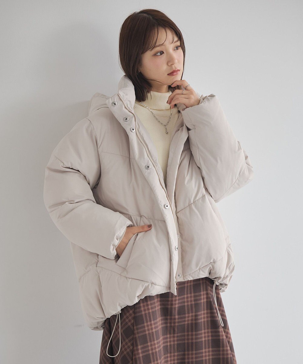 earth music&ecology 2WAYパファーブルゾン 