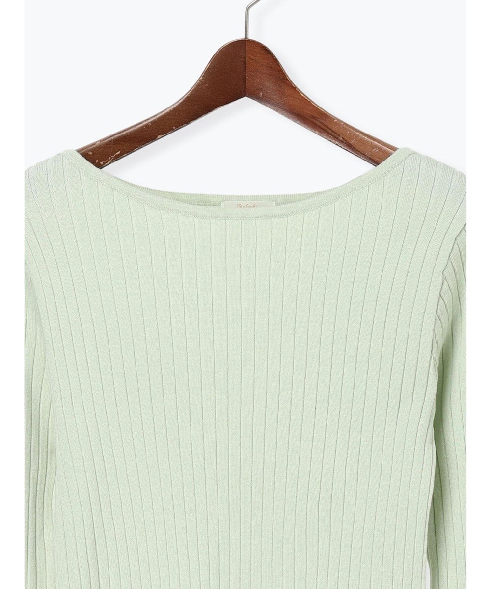 Te chichi レースカフスリブニット 